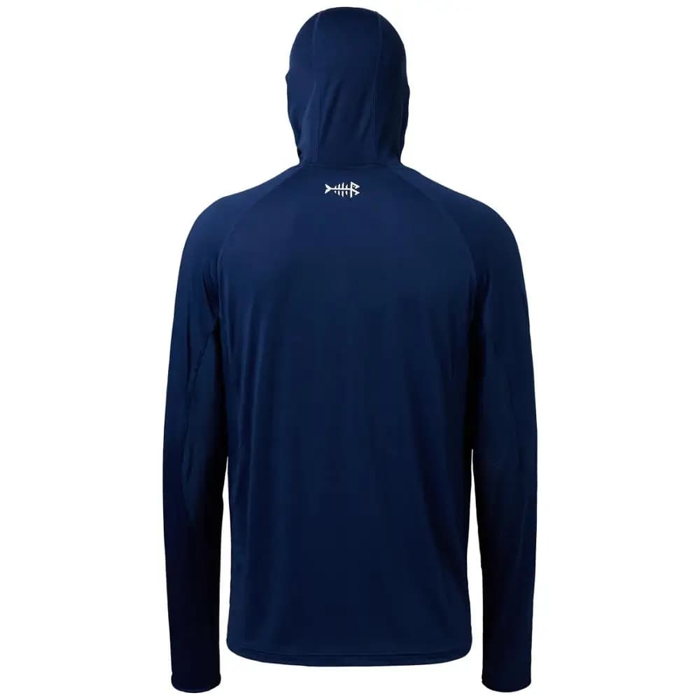 Bassdash UPF 50+ Chemise de pêche à manches longues pour homme avec masque et cache-cou UV