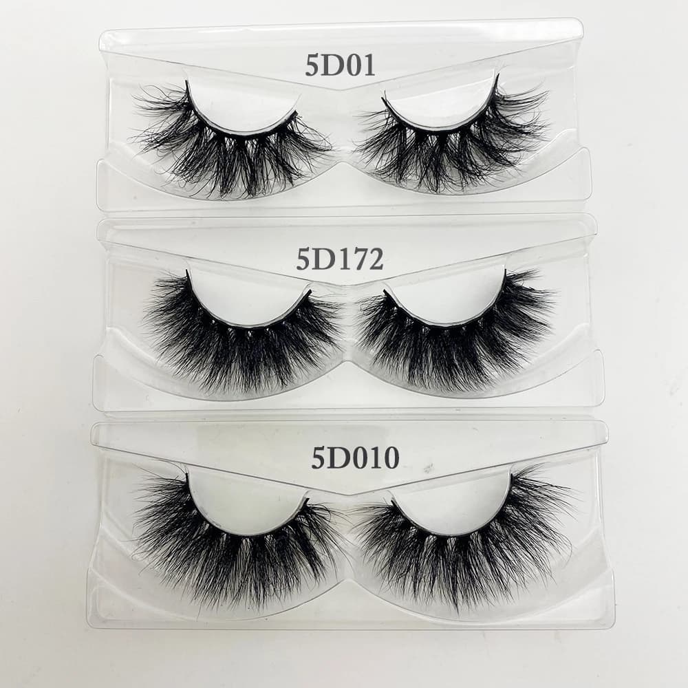 Cils en gros 20/40/50/100 pièces 5D cils de vison cils de vison naturels en gros faux cils maquillag