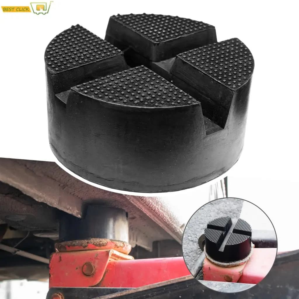 Adaptateur universel de coussin de cric à fente croisée en caoutchouc pour voiture, protection de Ra
