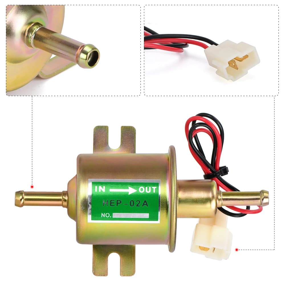 Pompe à carburant électrique universelle basse pression HEP-02A 12V 24V, haute qualité, pour voiture
