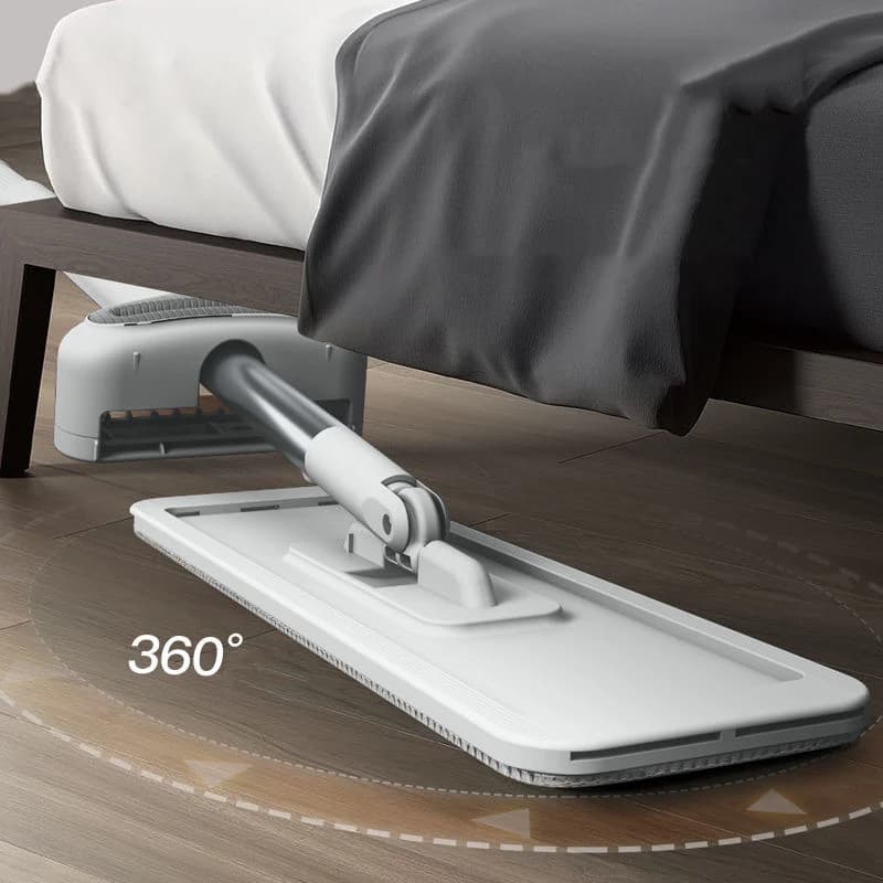 Mmagic – serpillière pour le lavage des sols, nettoyage de la serpillière à rotation plate, seau de 