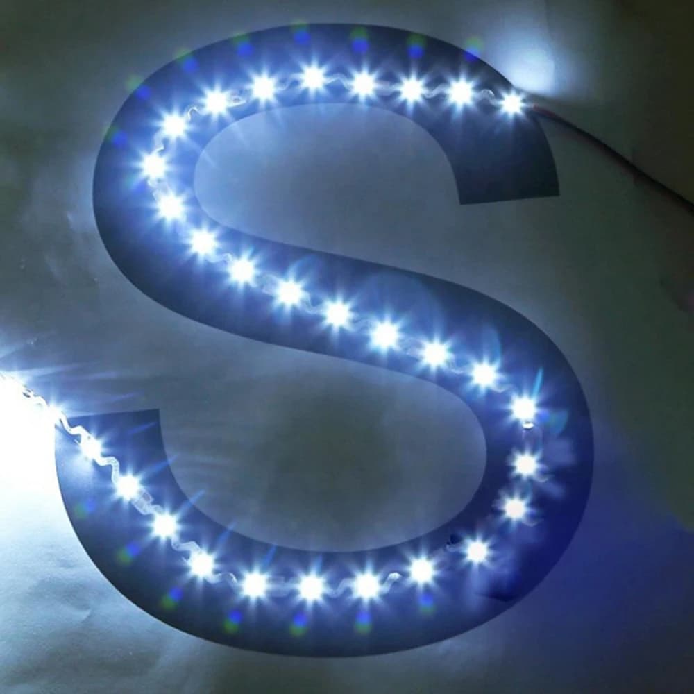 Bande LED Flexible en forme de S, 5m, 12V, 24V, 5050 RGB, blanc chaud, blanc, 60LED/m, canal de plia