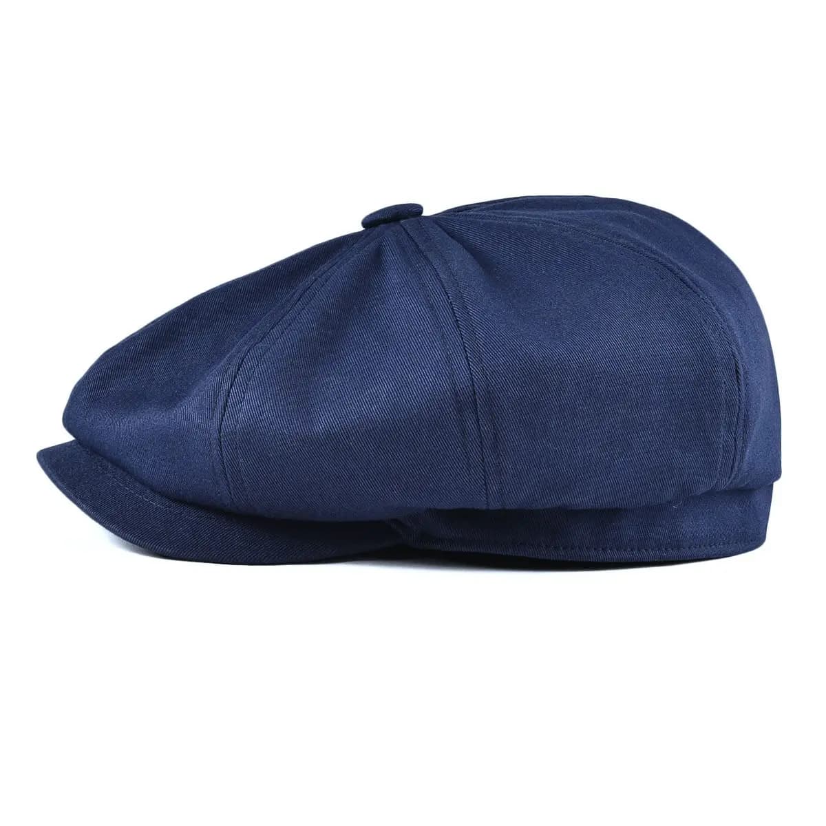 Casquette Gavroche BOTVELA en Coton Sergé pour Homme, Chapeau à Huit Panneaux pour Femme, Casquettes