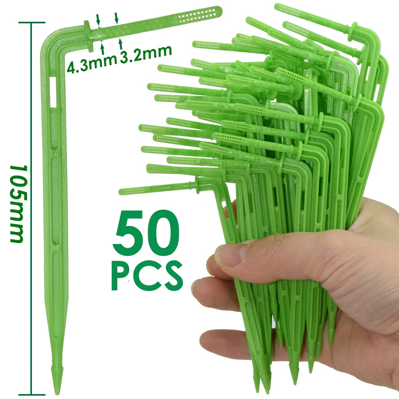 KESLA 50-1000 pièces serre 3/5m tuyau goutte à goutte goutte Irrigation goutteurs 1/8 ''émetteurs de