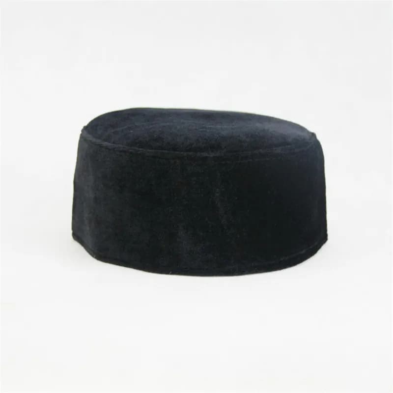 Hommes musulmans chapeau hiver chaud velours chapeaux de prière Islam hommes foulard Bonnet islamiqu