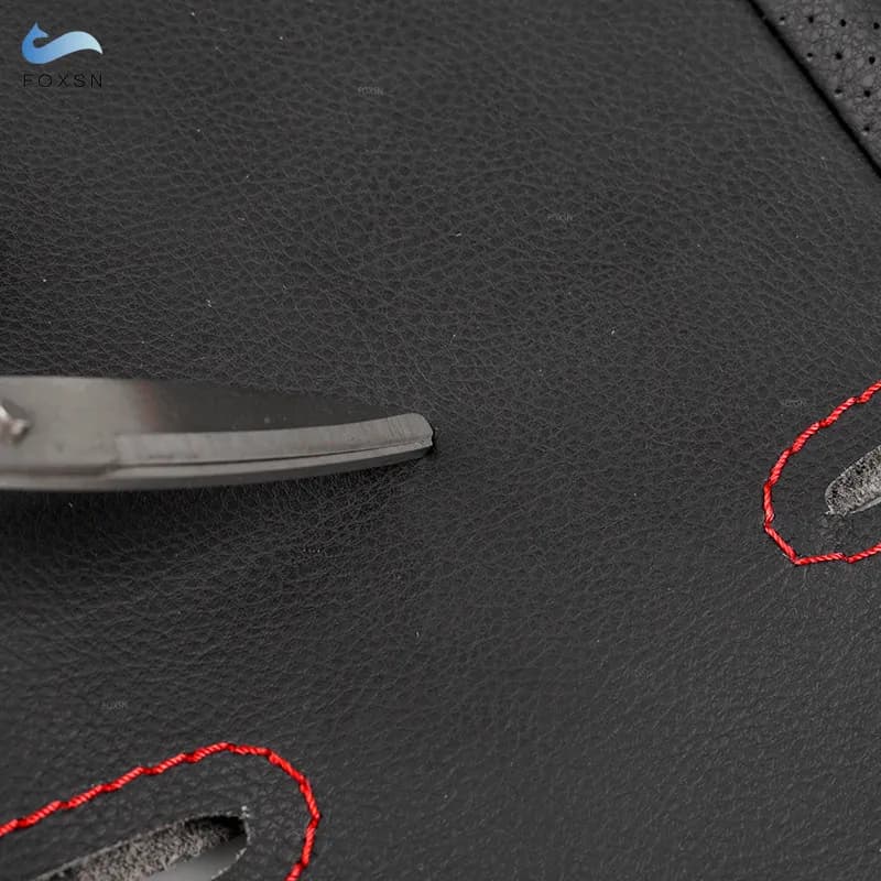 Juste de Volant Tressée en Cuir Microcarence Perforé, pour BMW Série 5 6 7 F10 F07 F06 F12 F13 F01 F