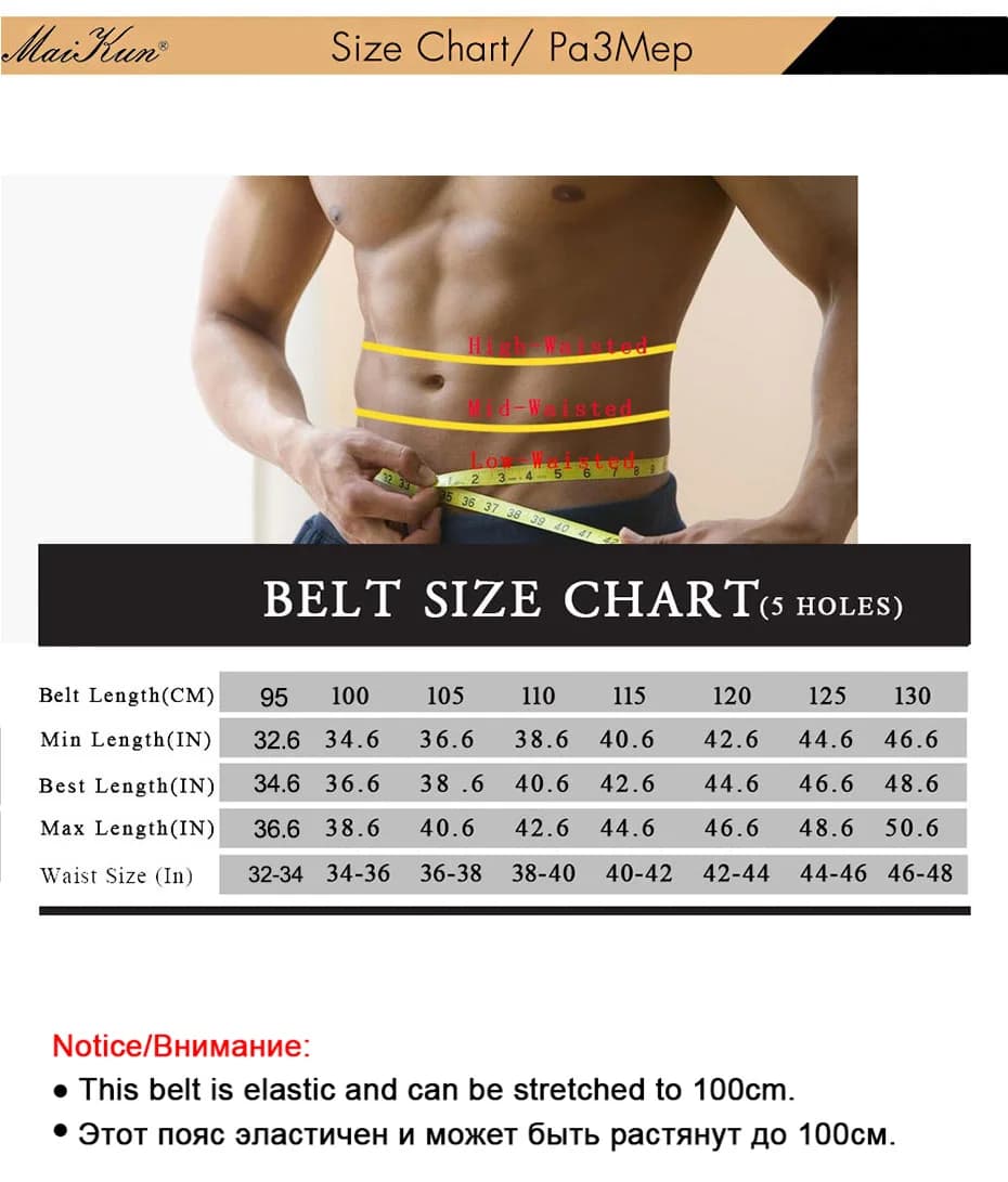 Maikun – ceinture en cuir véritable pour hommes, décontractée, de grande taille, à la mode, populair