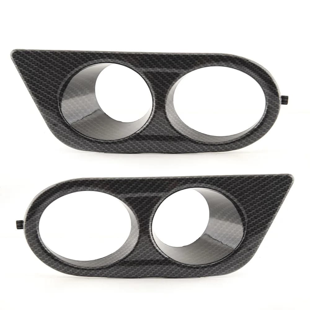 Couvercle de phare antibrouillard en Fiber de carbone pour BMW E46 M3 2001 – 2006, cadre de grille n