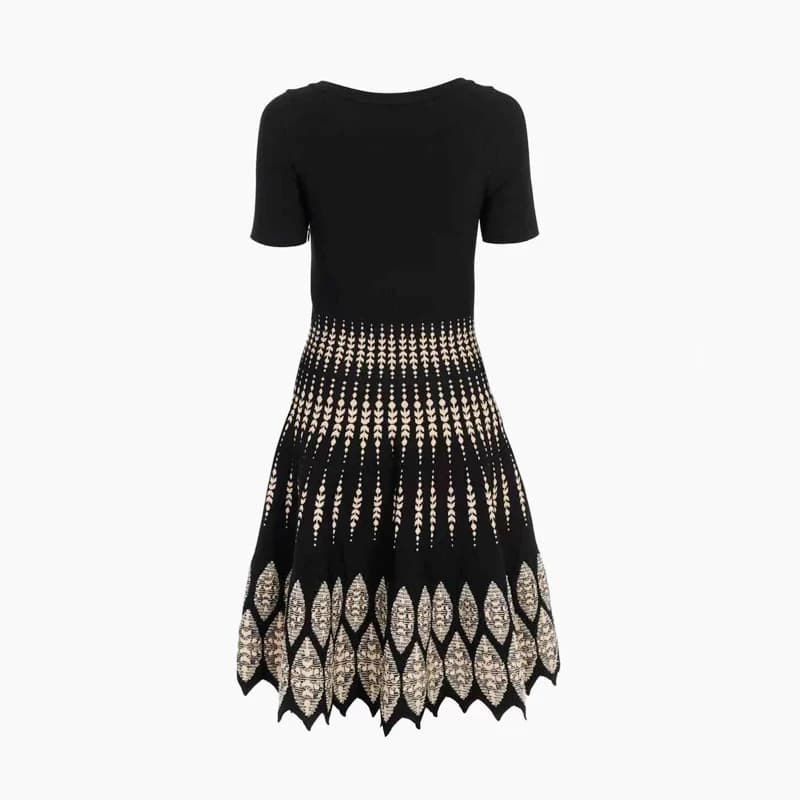Robe de Rhjacquard noire pour femme, robe bandage, mode de luxe haut de gamme, célébrité, cocktail, 