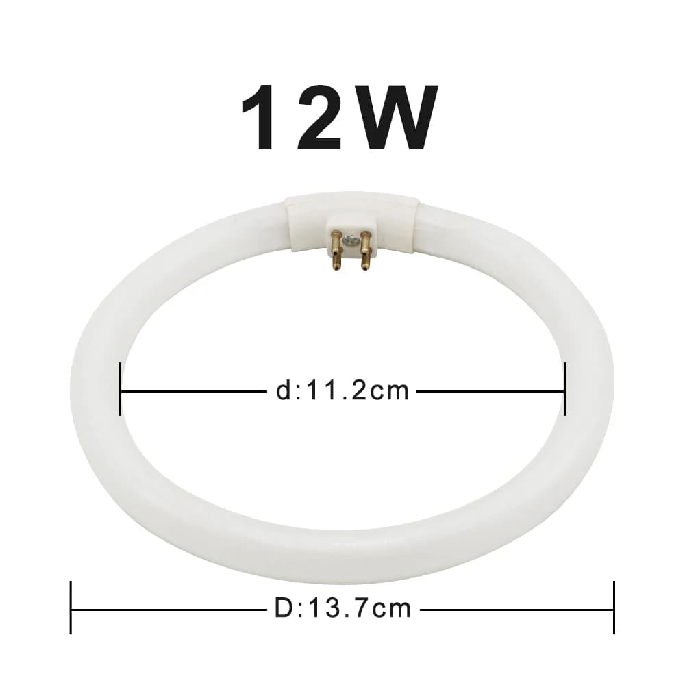 Tubes annulaires lumineux tri-phosphore, loupe, Tube circulaire, lampe fluorescente, anneau lumineux