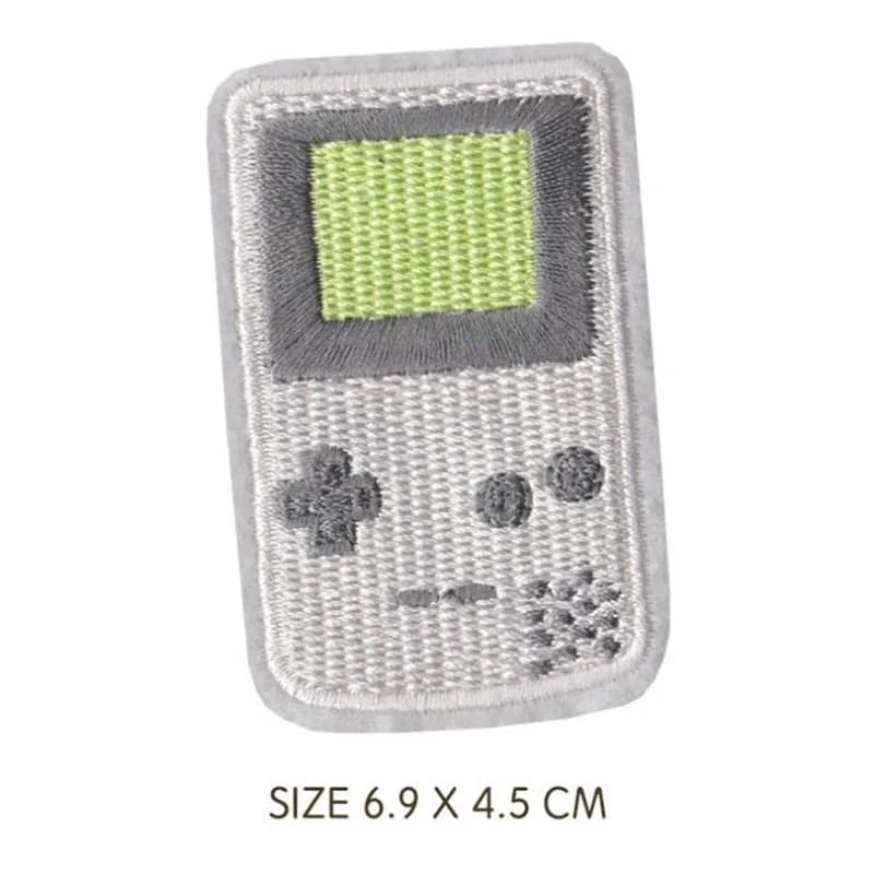Rétro mignon TV bande console de jeu patchs brodés fer sur patchs pour vêtements bricolage Motif ray