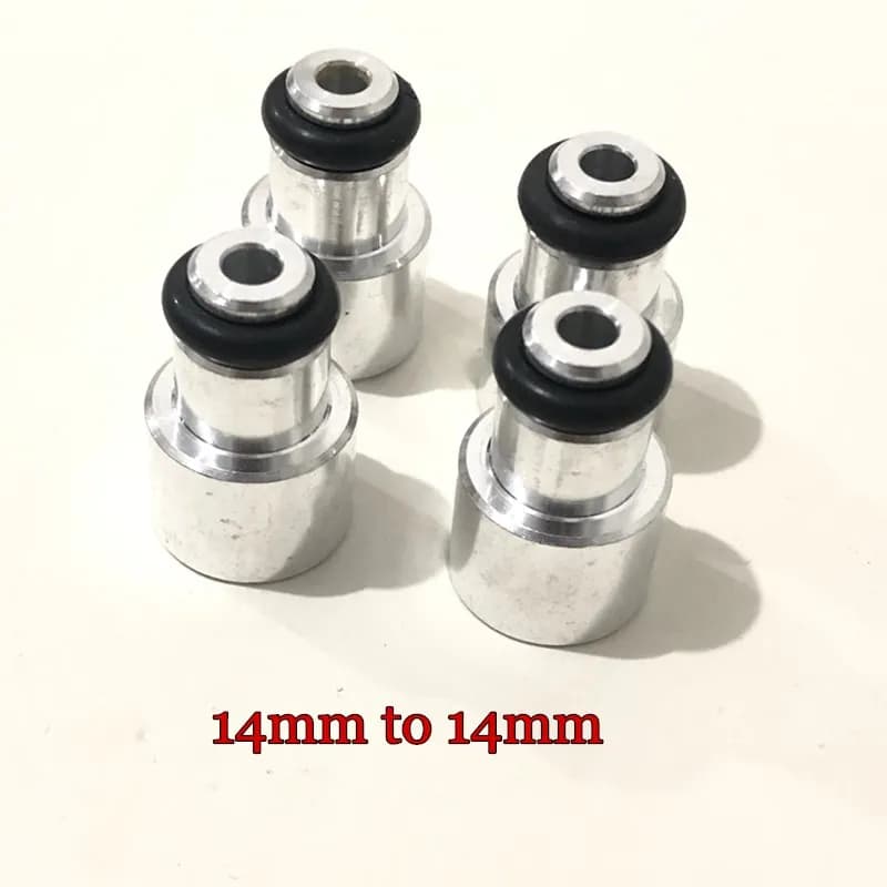 Adaptateur d'extension d'injecteur de carburant, 4 pièces, 14mm à 14mm, pour injecteur de carburant 