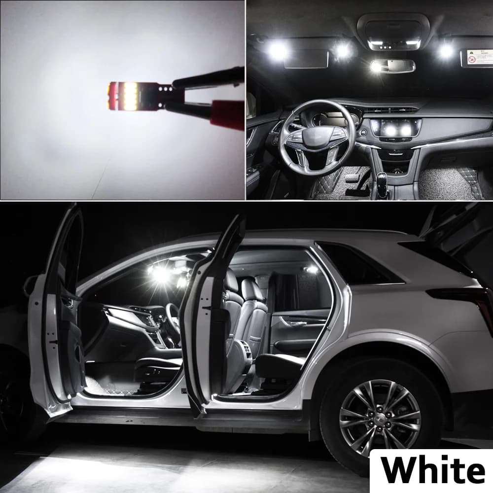 MDNG – Kit d'éclairage intérieur LED Canbus pour Ford Focus 2 3 MK2 MK3, berline Hatch 2000 – 2017 2