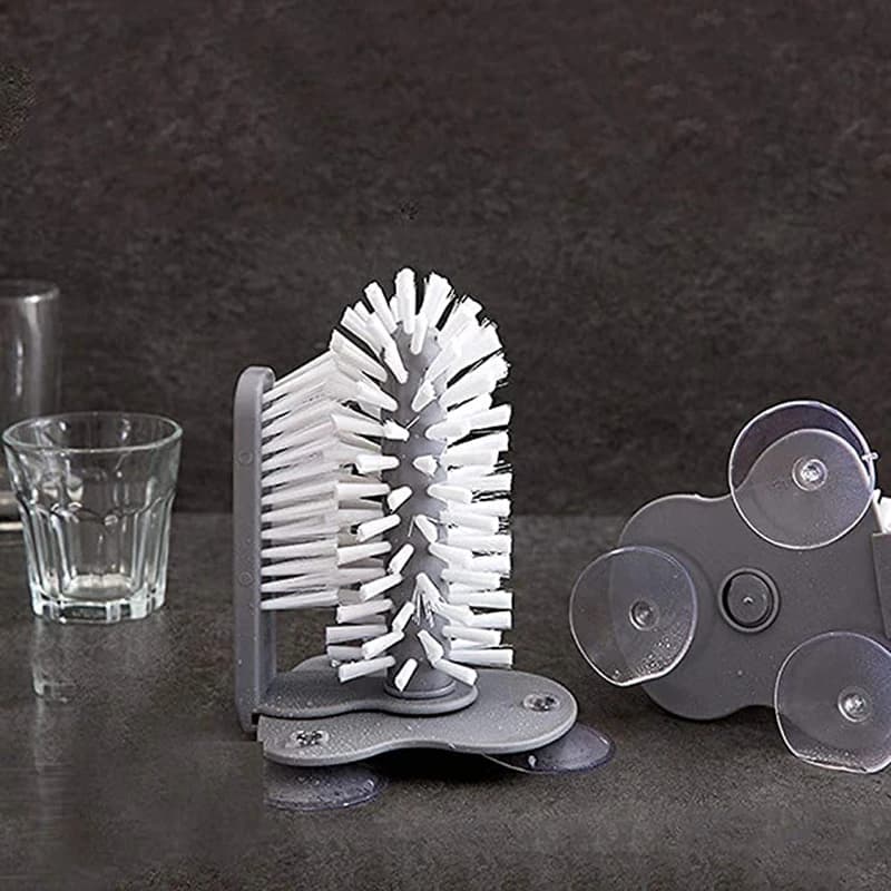 Brosse de nettoyage de bouteille d'eau d'évier, brosse de tasse en verre, nettoyeur de gobelets, for