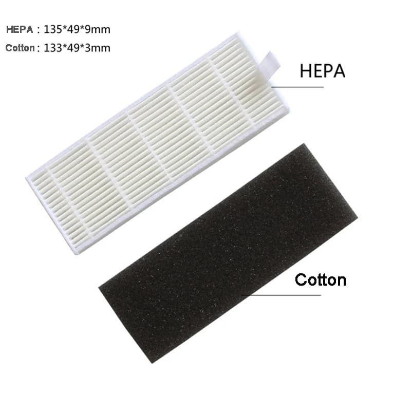 Brosse principale à rouleau, filtre HEPA, brosses latérales pour aspirateur Robot Ilife A6 A8 620 X6