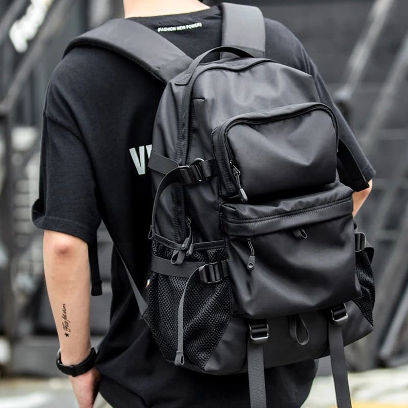 MOYYI léger décontracté sac à dos pour ordinateur portable pour hommes grand espace étanche voyage s