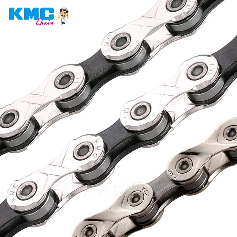 KMC – chaîne de vélo gris argenté, 116 maillons, pour SRAM 9s 10s 11, 9v 10v 11v