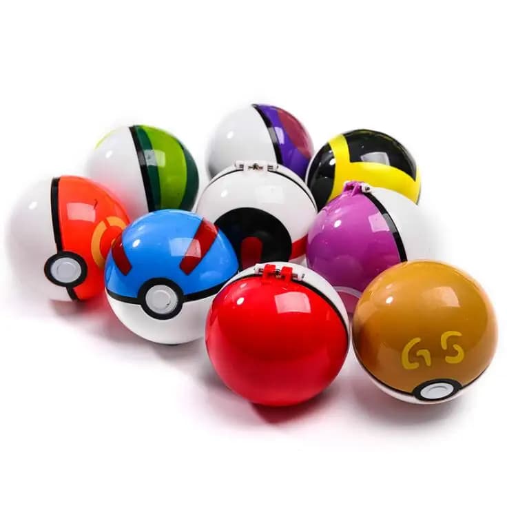Boule d'elfe multicolore de haute qualité pour enfants, 7CM, Pokemon, avec figurines de 2 à 3cm, jou