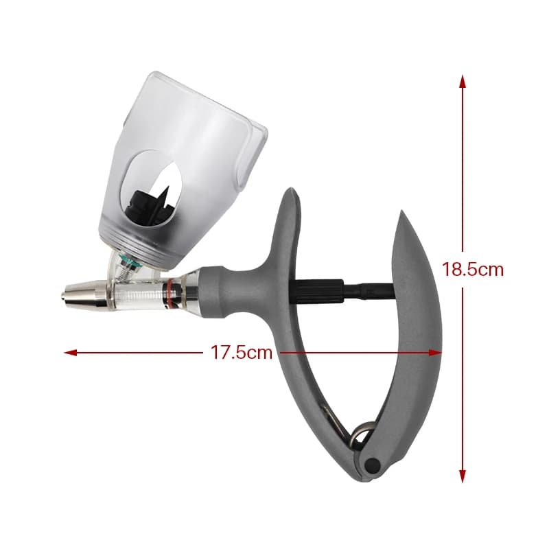 Seringue vétérinaire pour animaux de 2Ml/5Ml, injecteur de vaccin continu réglable pour poulet, coch