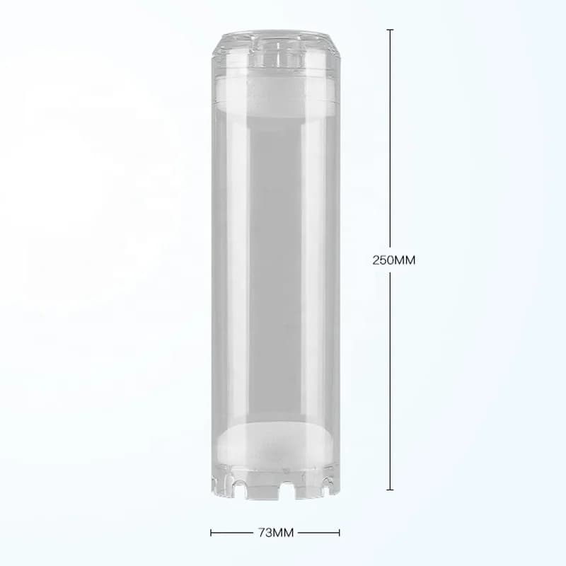 YenvQee cartouche transparente vide réutilisable de 10 pouces/5 pouces pour la résine, outils de fil