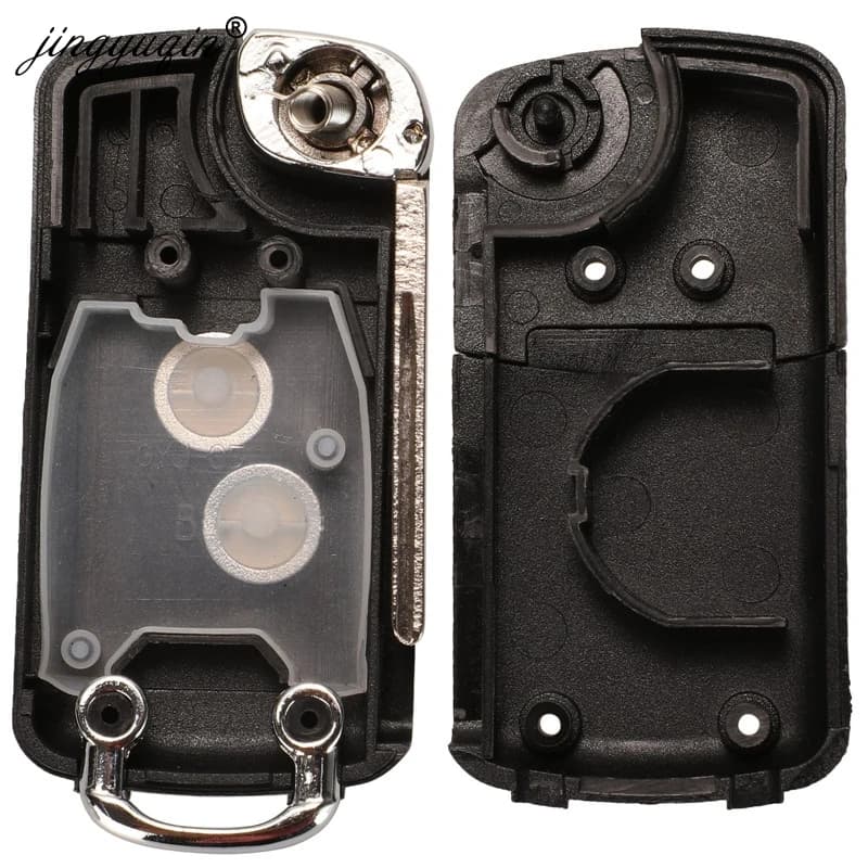 Jingyuqin 2 BTN modifié clé de voiture à distance pour Citroen C1 C2 C3 C4 Picasso Xsara Peugeot 206