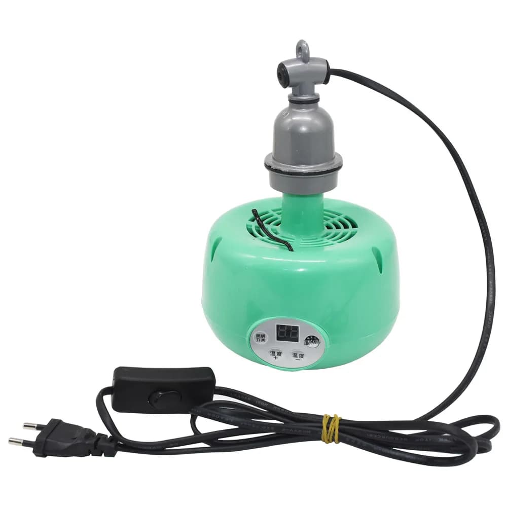 Lampe chauffante thermostatique jetable pour animaux de compagnie, lumière chaude, contrôleur de tem