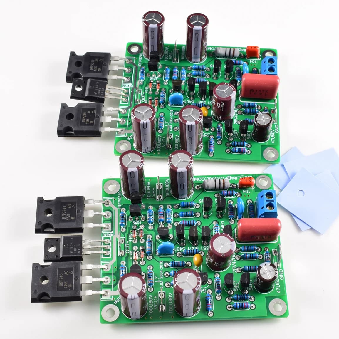2 pièces nouvelle classe AB MOSFET IRFP240 IRFP9240 L7 amplificateur de puissance Audio HIFI double 