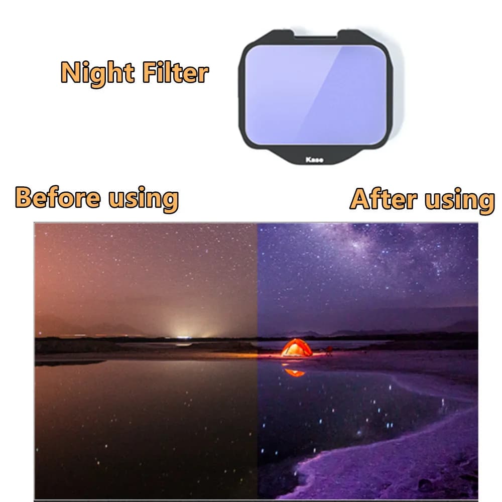Filtre d'objectif CMOS à clipser MC UV ND8 ND16 ND32 ND64 ND1000, filtre de nuit pour Sony A7R II II