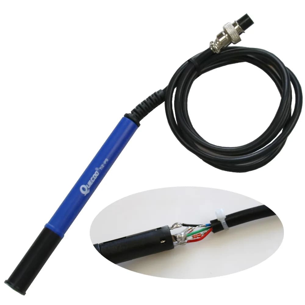 QUECOO 5pin T12-M8 9501 907 P9 poignée 1.1m pour station de fer à souder STM32 T12-955/958 températu