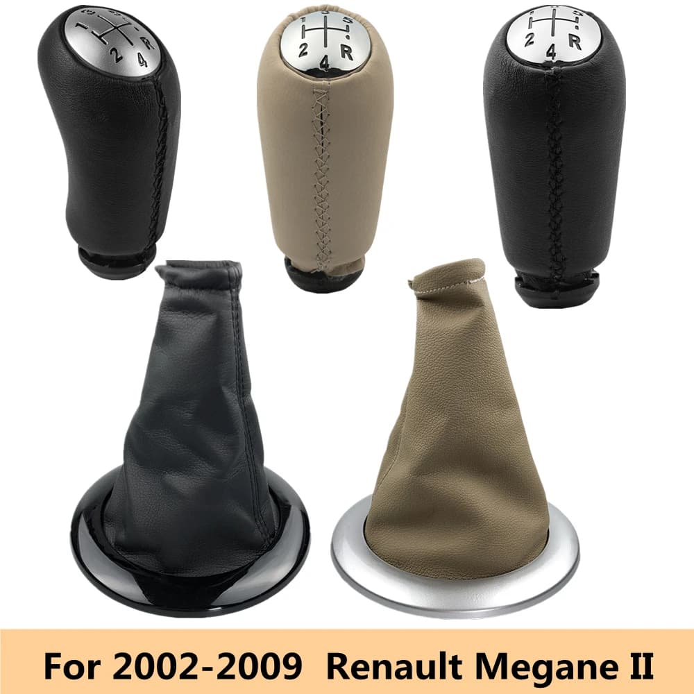 5/6 vitesses pour Renault Megane 2 MK2 II 2002 2003 2004 2005 2006 2007 2008 2009 pommeau de levier 