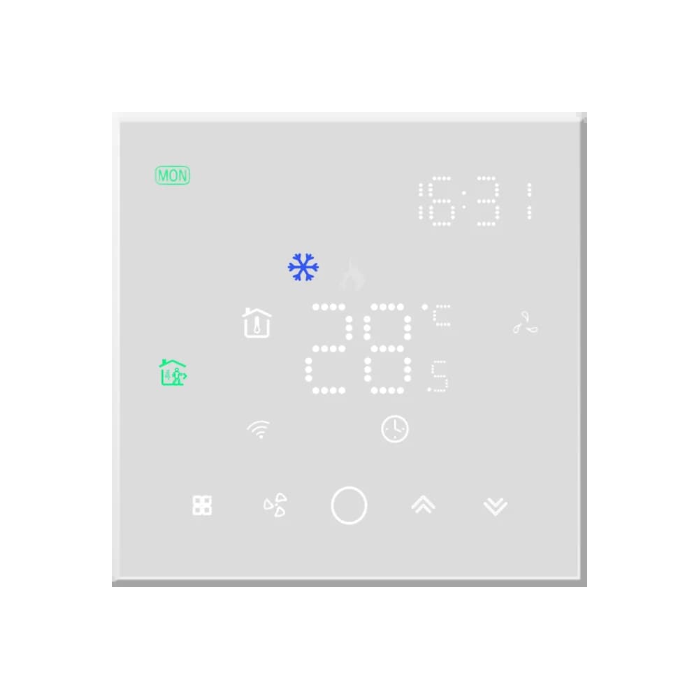 Prise en charge du contrôleur de ventilateur sans fil Tuya WiFi Smart ThermoandreResubdivision, comp
