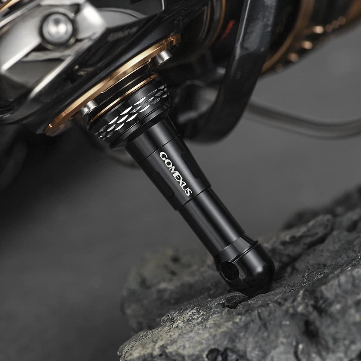 Gomexus Reel Stand Béquille Pliable pour Shimano Vanquish Stella Daiwa Exist 19 Certate LT 1000 - 40