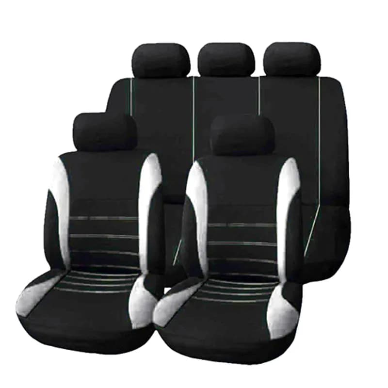 Housse de siège de voiture en tissu Polyester, pièces automobiles, ensemble de 2/4/9 pièces, coussin