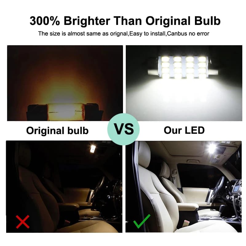 Kit d'ampoules LED pour l'intérieur de la voiture, lampe Canbus pour Volkswagen, VW Multivan, Carave