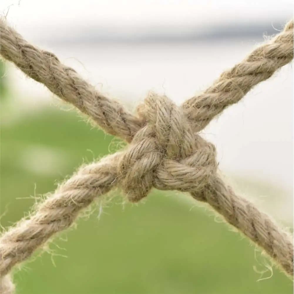 Filet de corde de chanvre de jardin, filet de sécurité pour enfants, protection des escaliers, maill