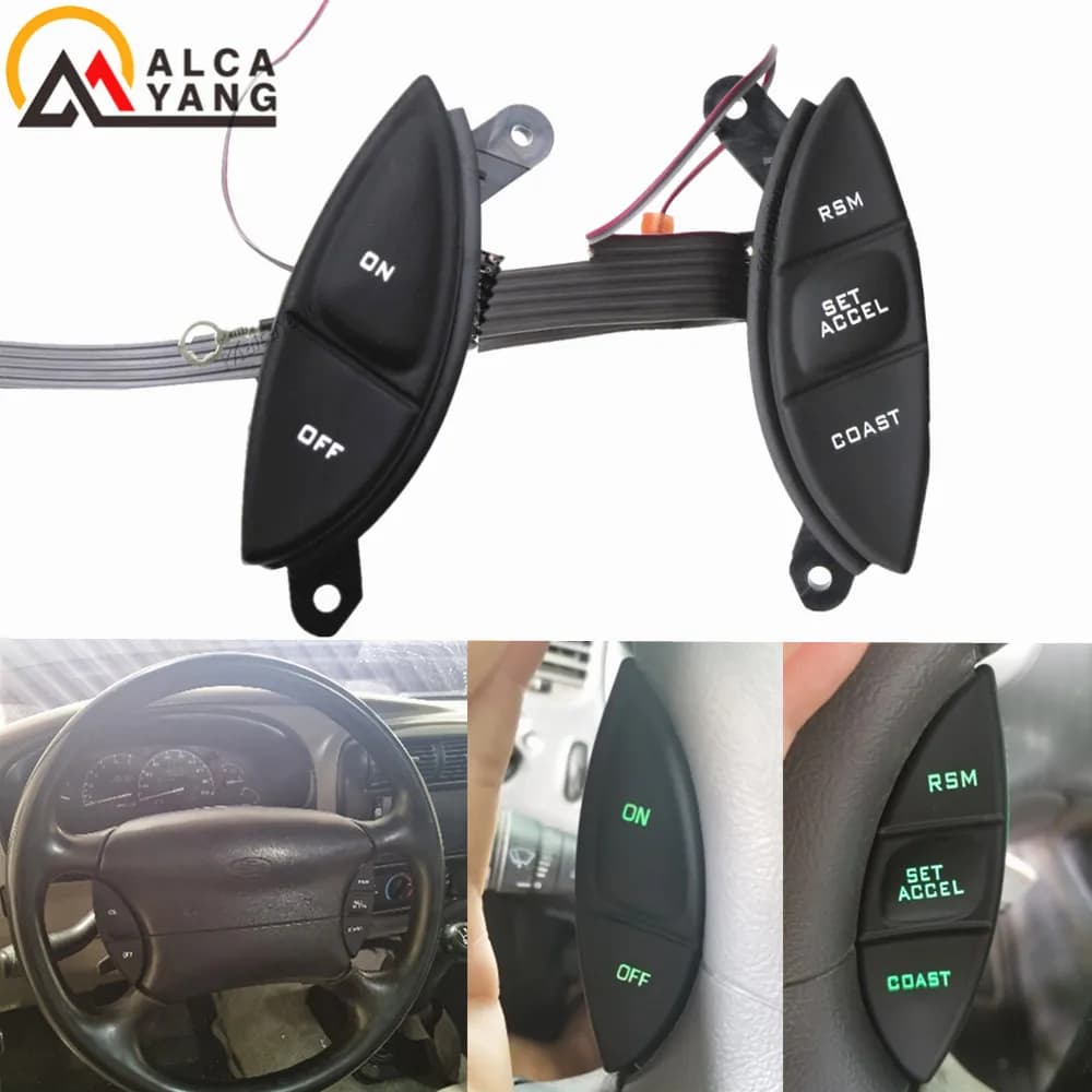 Kit de boutons de commutation de régulateur de vitesse au volant, F87Z9C888BB pour Ford Ranger Explo