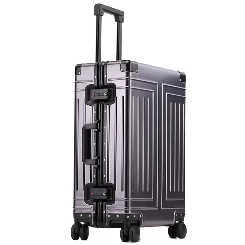 Bagage de voyage en aluminium valise rigide nouvelle valise en aluminium 20 "24" 26 "29" pouces sac 