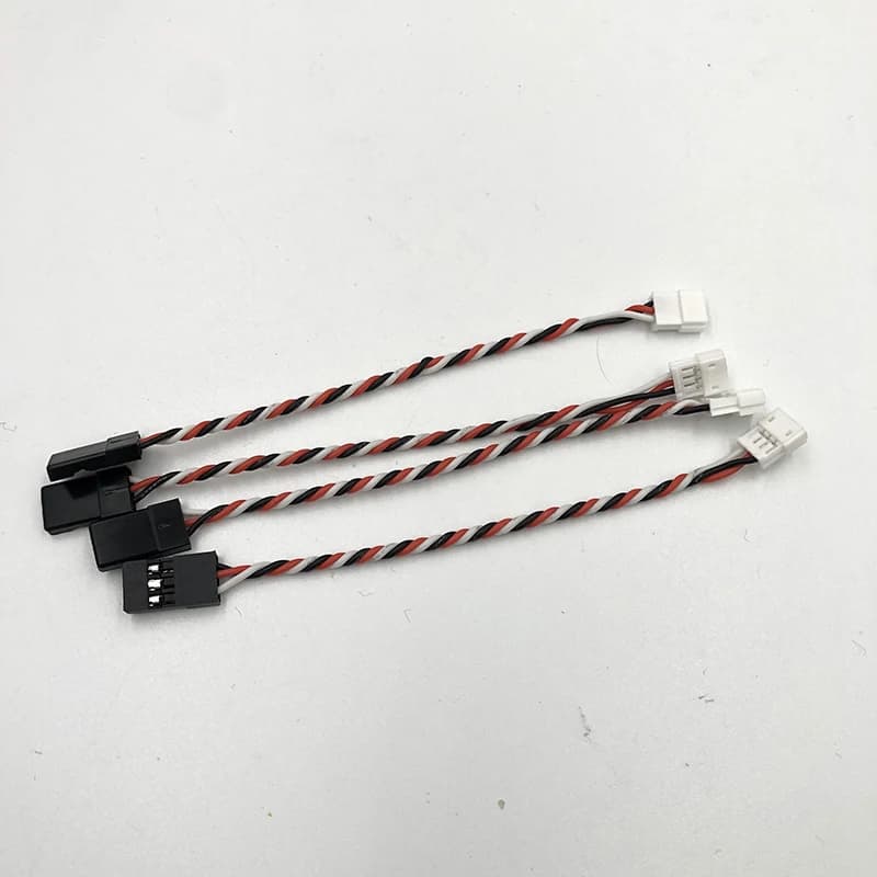 4 pièces JST 1.5mm 3 broches mâle femelle et Style JR pour Mini récepteur convertisseur de prise de 