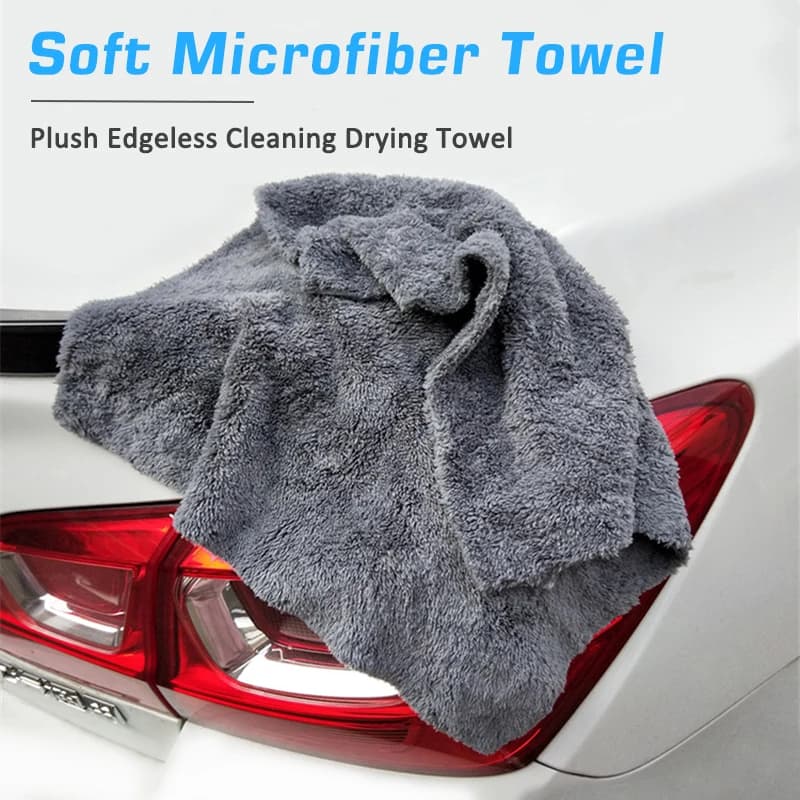 3/5/10 pièces de Lavage de Voiture Microfibre Serviette Nettoyage de Voiture De Séchage Chiffon De P