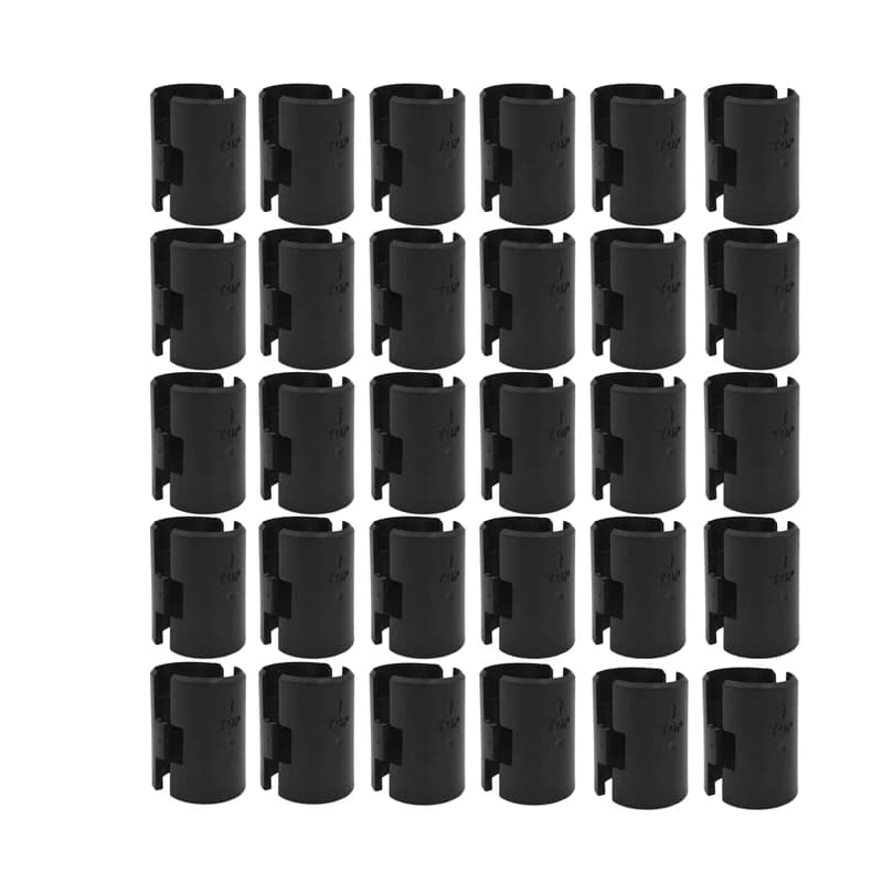 Clips de verrouillage d'étagère à fil pour remplacement de manchons Post-étagère de 1 pouce, 74 paqu