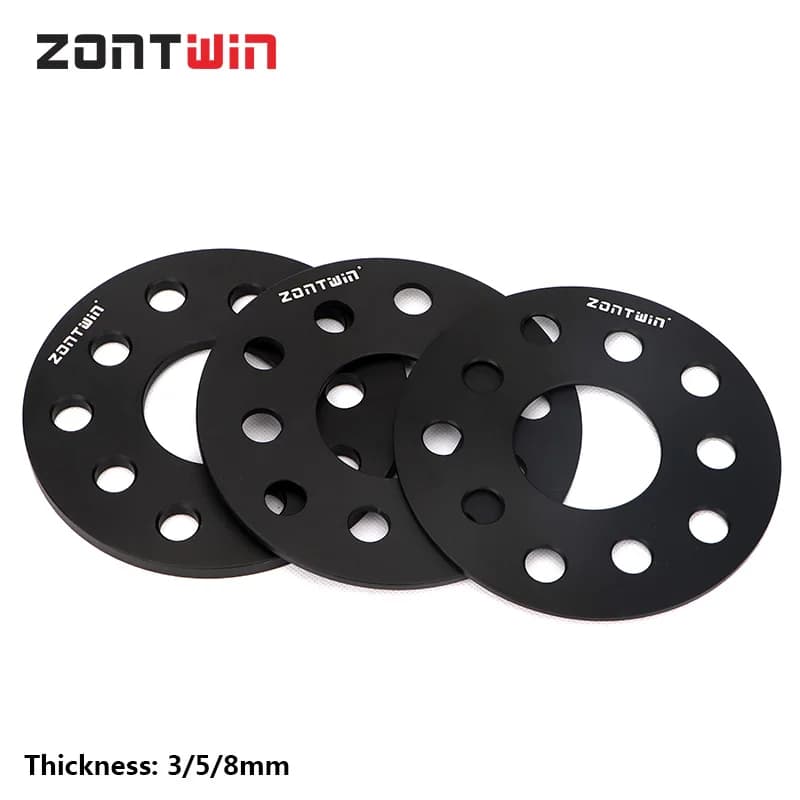 Adaptateurs d'espacement de roue PCD 5x1 0/5/8/12/15/20mm, 2 pièces, 5x112 CB 57.1mm, combinaison po