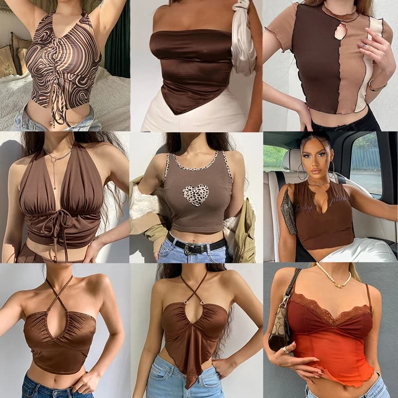 T-shirt Bustier pour bébé des années 90, vêtements pour Corset Y2k, débardeur Sexy, haut court pour 