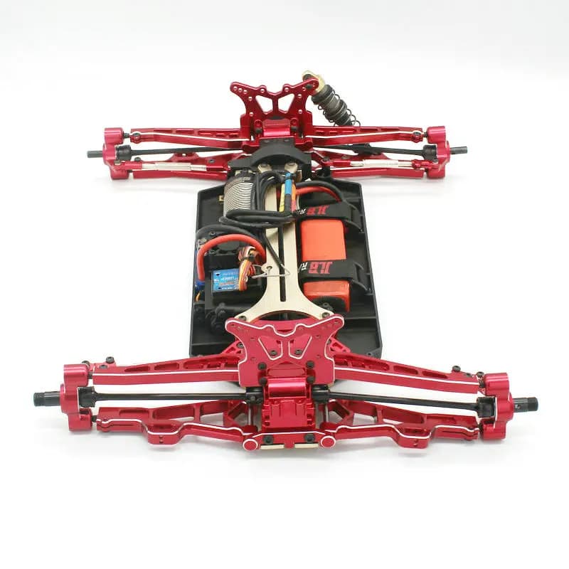 JLB 11101 21101 J3 1/10 RC télécommande voiture course métal mise à niveau accessoires bras inférieu