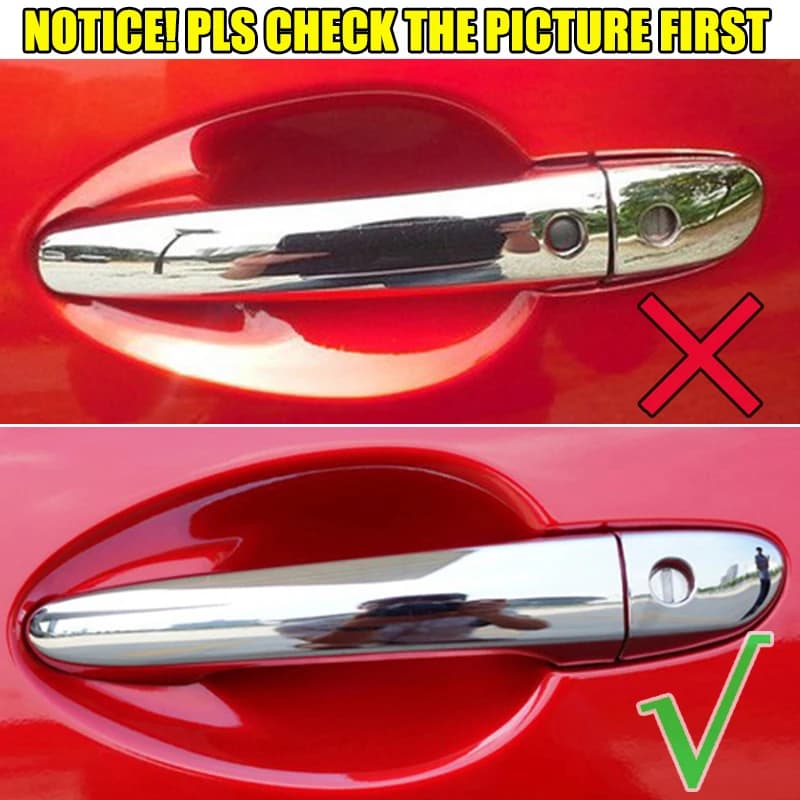 Couvercle de poignée de porte chromé, accessoires de moulage de superposition, pour Mazda 2 3 6 CX-3