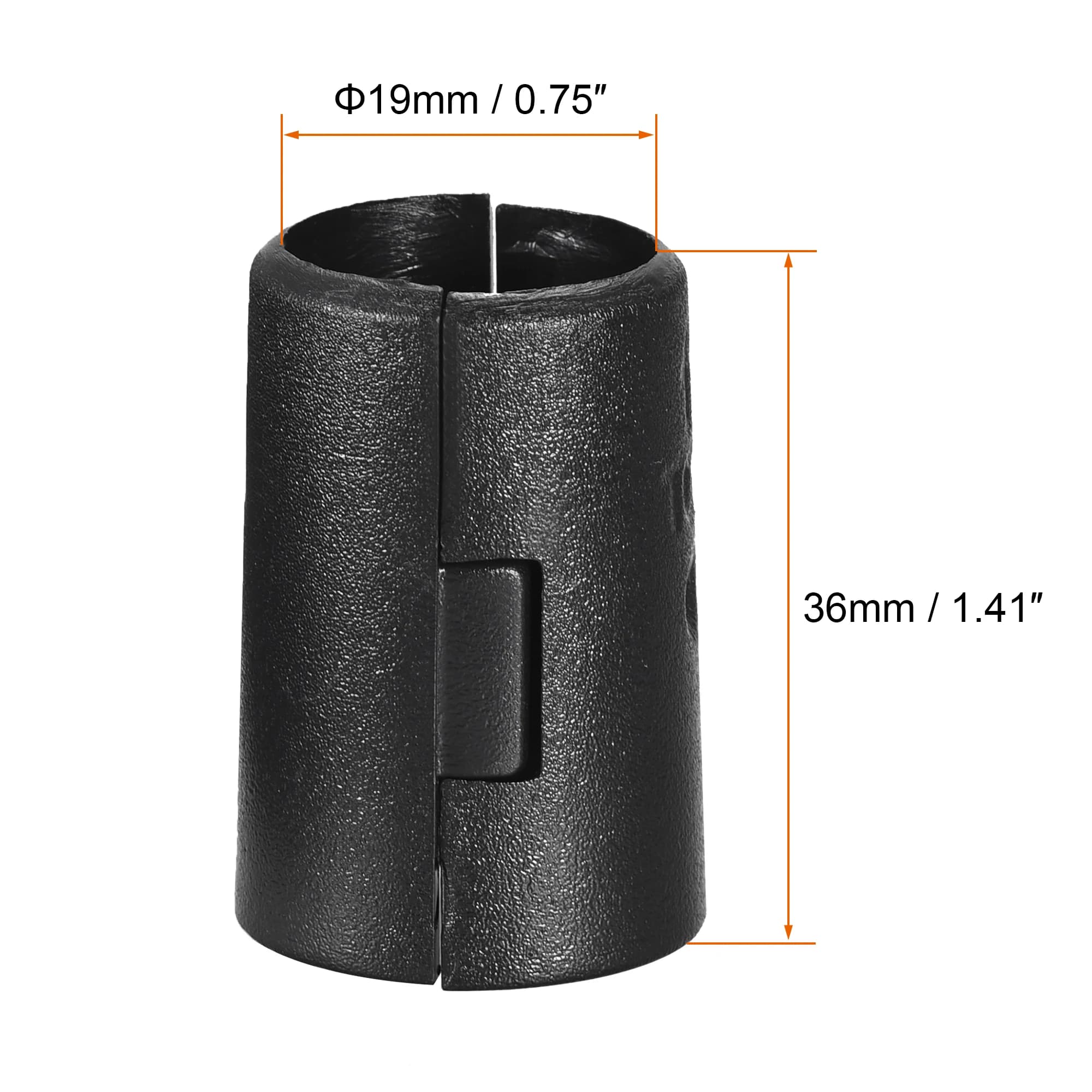 Uxcell 32 pièces Clips d'étagère en fil 3/4 pouces Clips de verrouillage d'étagère en fil plastique