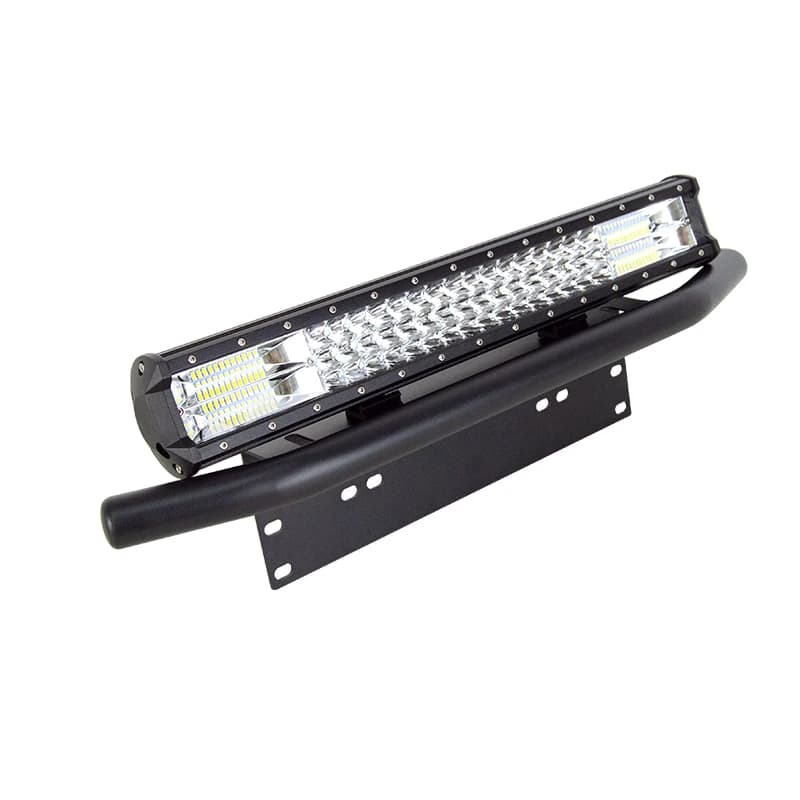Kit de câblage de plaque de planificateur de pare-chocs avant, barre lumineuse LED et barre de taure
