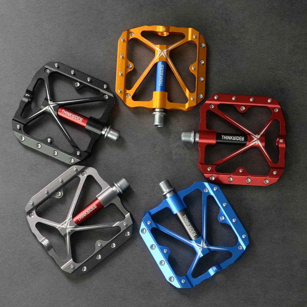 ThinkRider – pédales de vélo à 3 roulements scellés, pédales de vélo plates, vtt, route, vtt, access