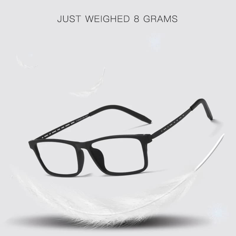 Monture de lunettes en titane pur pour hommes, grande monture confortable, Ultra légère, carrée, pou