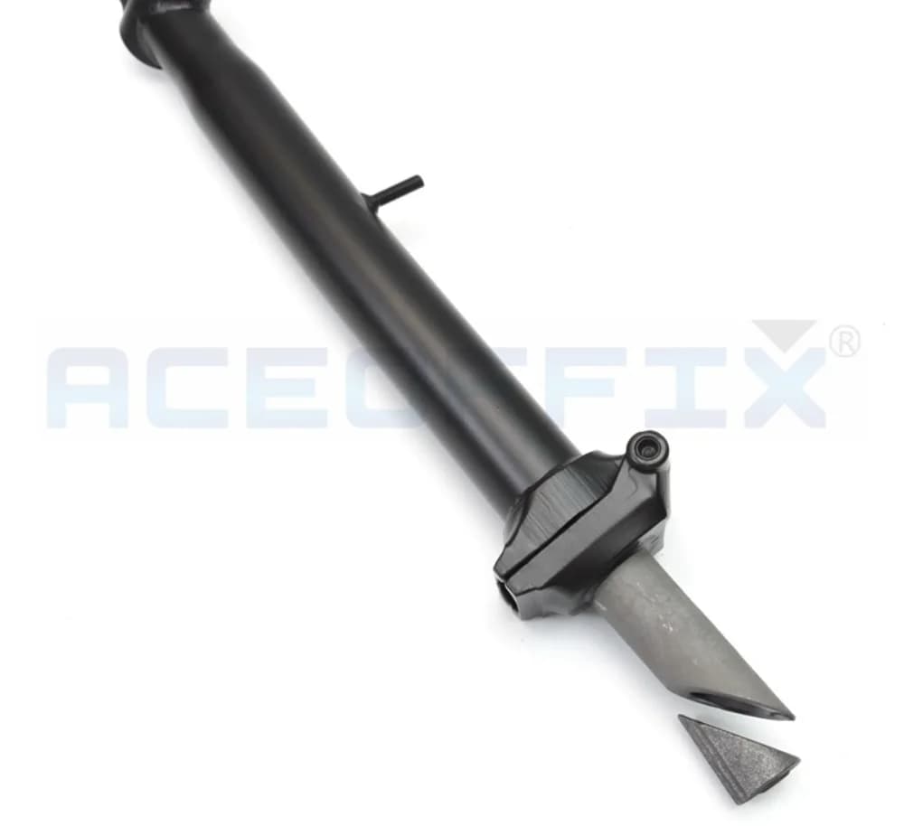ACEOFFIX-Tige de tube de direction en acier au chrome-molybdène noir, guidon S/M pour Bromsilice, ac