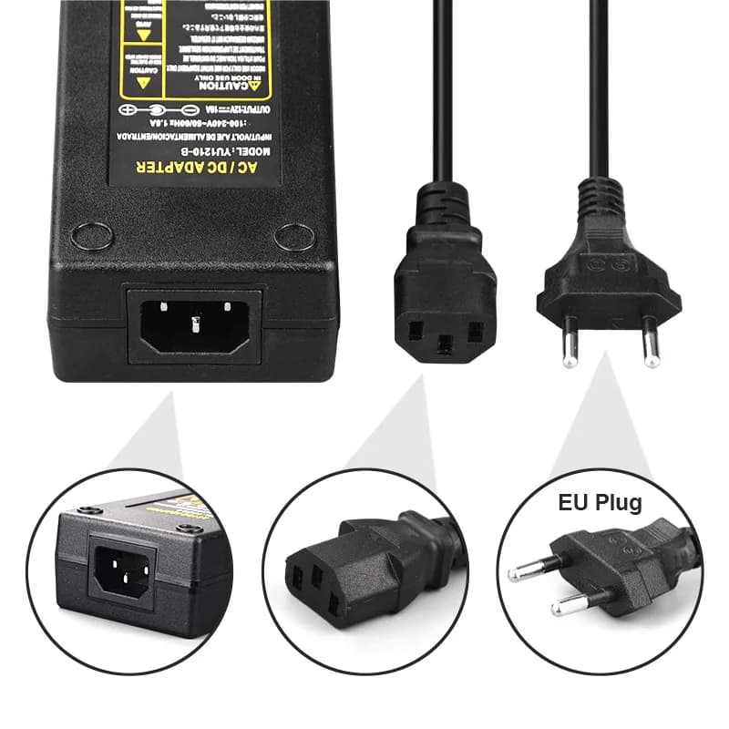 Transformateur d'éclairage AC100V-240V à DC5V/12V/24V, 1A 2A 3A 5A 6A 8A 10A, adaptateur d'alimentat